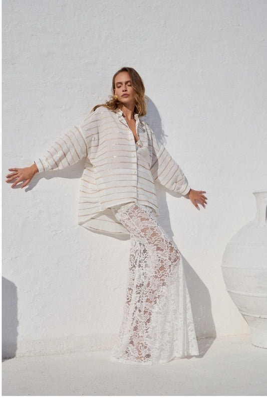 Ecru Tunic Blouse