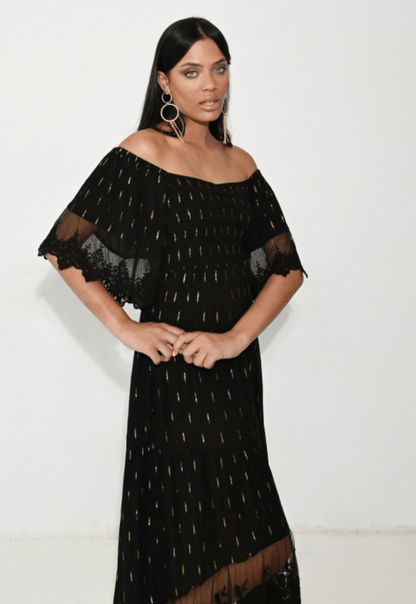 Katia Long Dress - Black