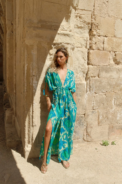 Bora Bora Aqua Kimono