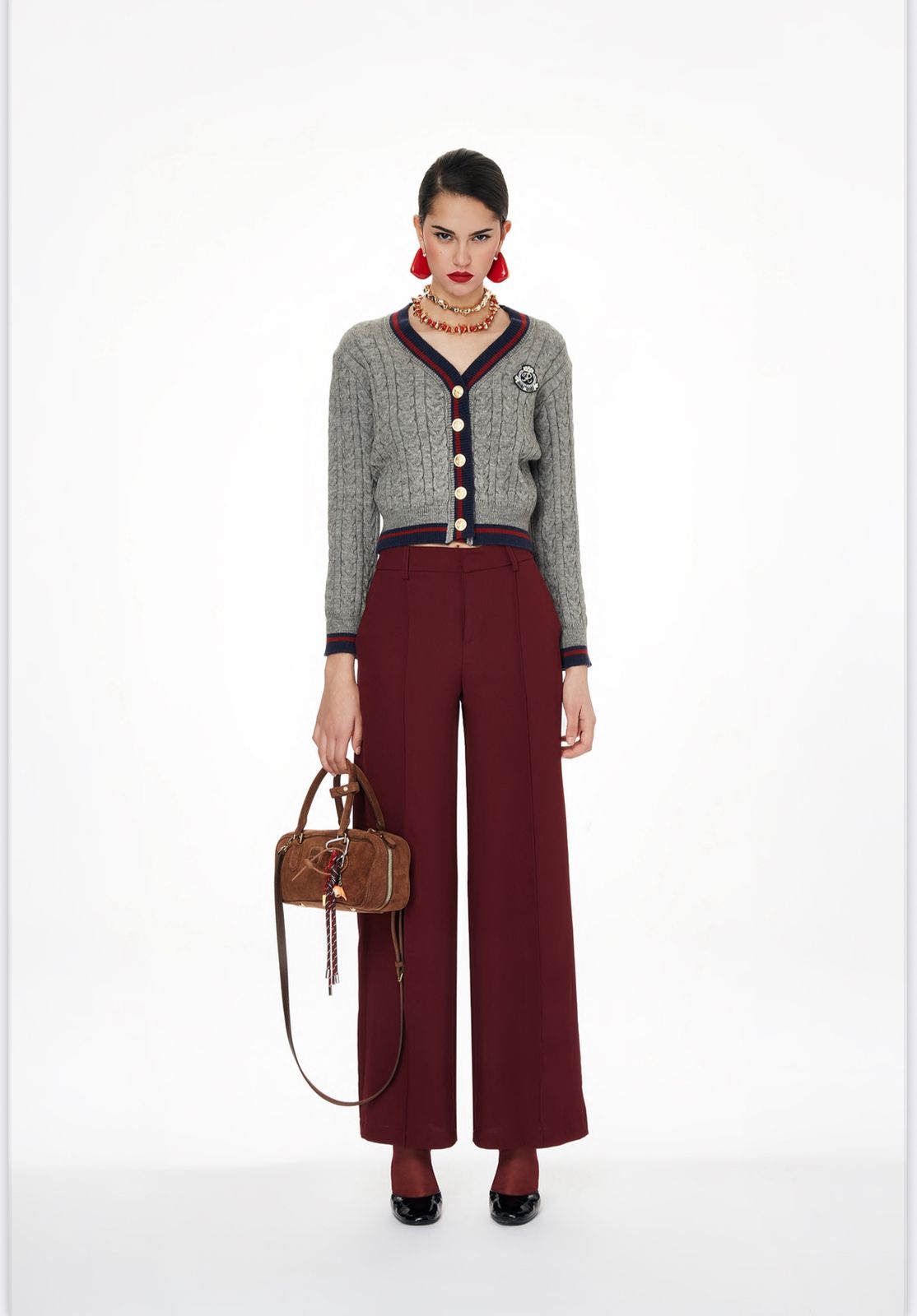 Tacajo bordeaux pants