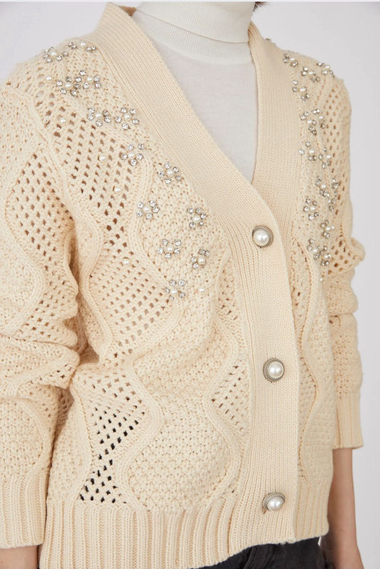 Pearl ivory Gardigan