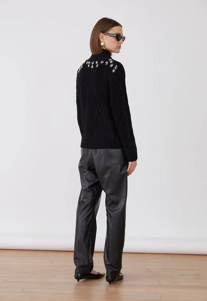 Pearl Black Gardigan